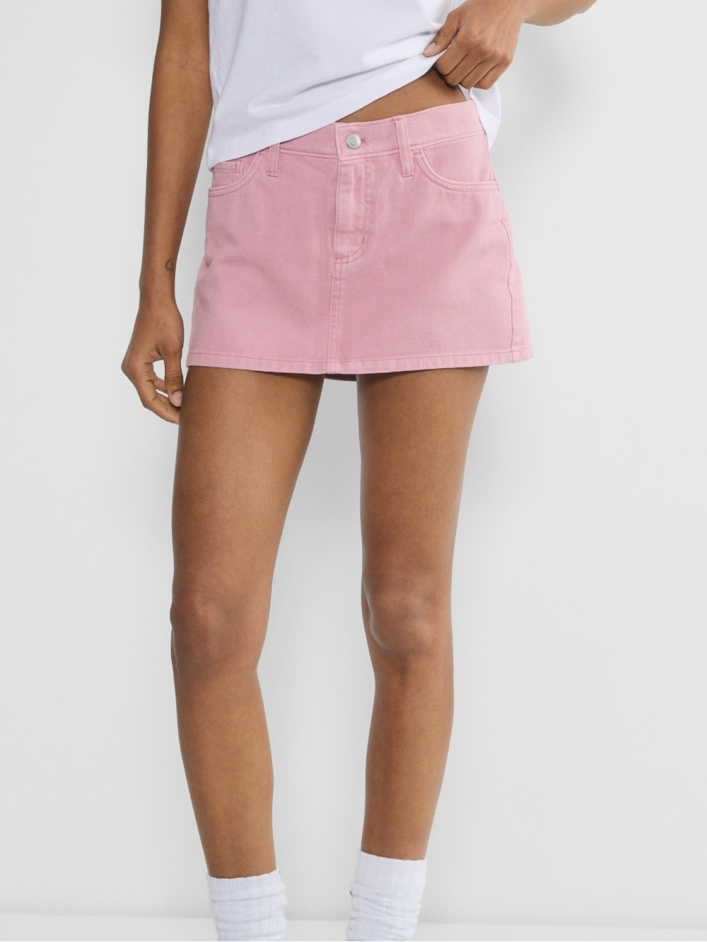 TNA Aritzia Payton Skirt Sun-kissed Tart Pink 6 NWT